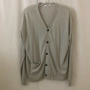 HOPE Light Gray Cardigan Sweater